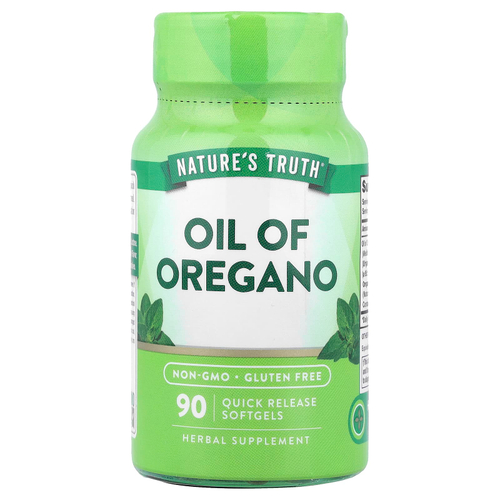 Nature's Truth, масло орегано, 90 капсул быстрого высвобождения (30,8 мг в 1 капсуле)