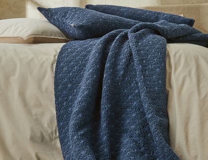 Покрывало Everest Indigo Blanc des Vosges 180x260 Синий