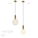 4669/1 PENDANT ODL20 393 золотой/белый Подвес E27 1*40W (тип лампы СВЕЧА ) 220V OKIA