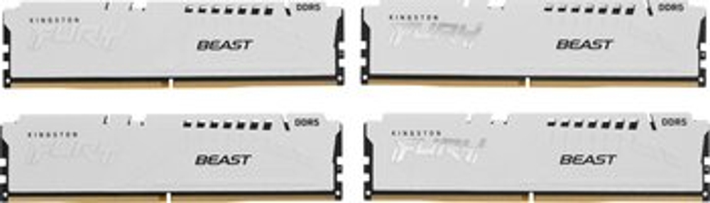 Оперативная память KINGSTON FURY Beast DDR5 128GB 5200MHz CL40 UDIMM KF552C40BWK4-128