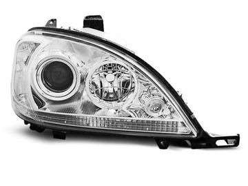 Передние фары Mercedes ML W163 chrome