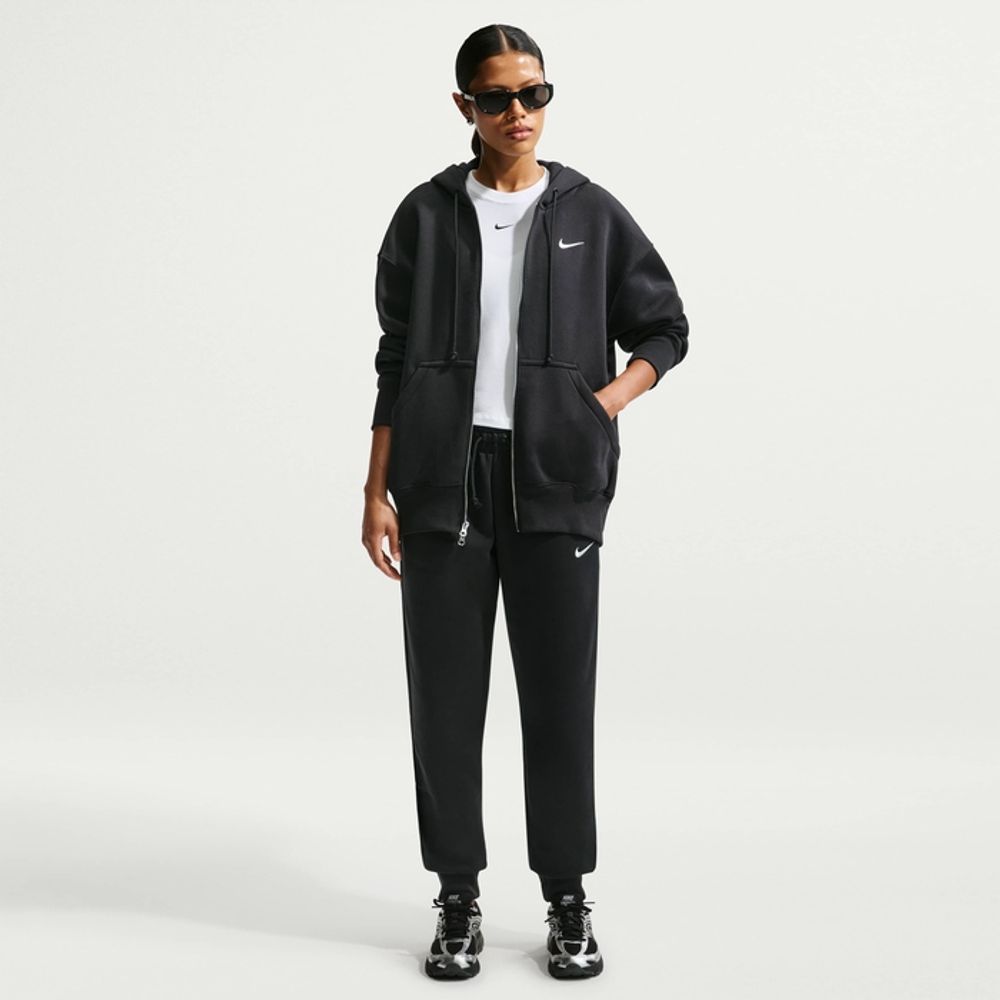 Толстовка женская NIKE W NK STDO FLC MW OS FZ HDY