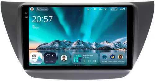 Магнитола для Mitsubishi Lancer 9, Cedia, Evolution 7-9 - Teyes CC4 монитор 9.2" 2K QLED на Android 14, Быстрейшая, Snapdragon 680, DSP, CarPlay, 4G SIM-слот