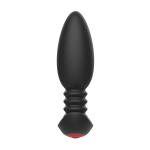 Черная анальная вибропробка 13,5см с пультом ДУ I-Moon Anal Vibrator MY-621