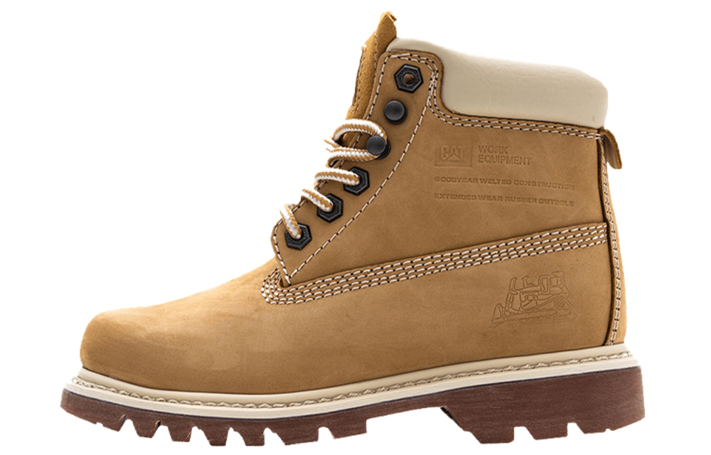 CAT Outdoor Boots Women"s Brown Yellow