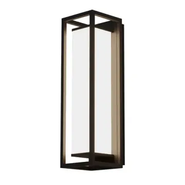 Настенный уличный светильник 17W 3000K 4385-2W черный Barer Favourite