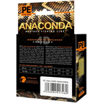 Плетеный шнур для рыбалки AQUA PE Ultra ANACONDA CAMO Desert