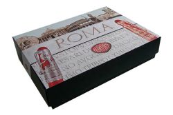 Ручка шариковая Aurora ROMA корпус красный оклад серебро 925пр позолота (AU-830-VR)