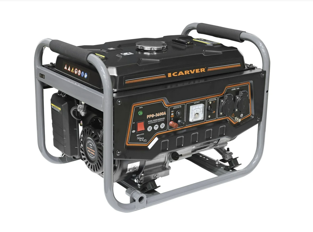 Генератор бензиновый CARVER PPG- 3600А
