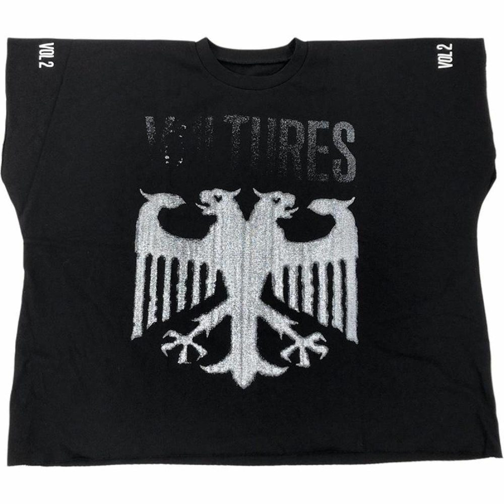 YEEZY VULTURES TEE logo T , черный