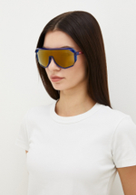 Спортивные очки HILX Newblood / Shiny Royal Red / Gold Lens