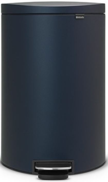 Ведро для мусора Brabantia FlatBack 40л темно-синее