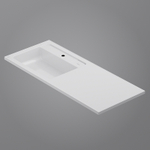 Раковина AM.PM X-Joy 120 L M85AWPL1201WG с местом под стиральную машину Белая
