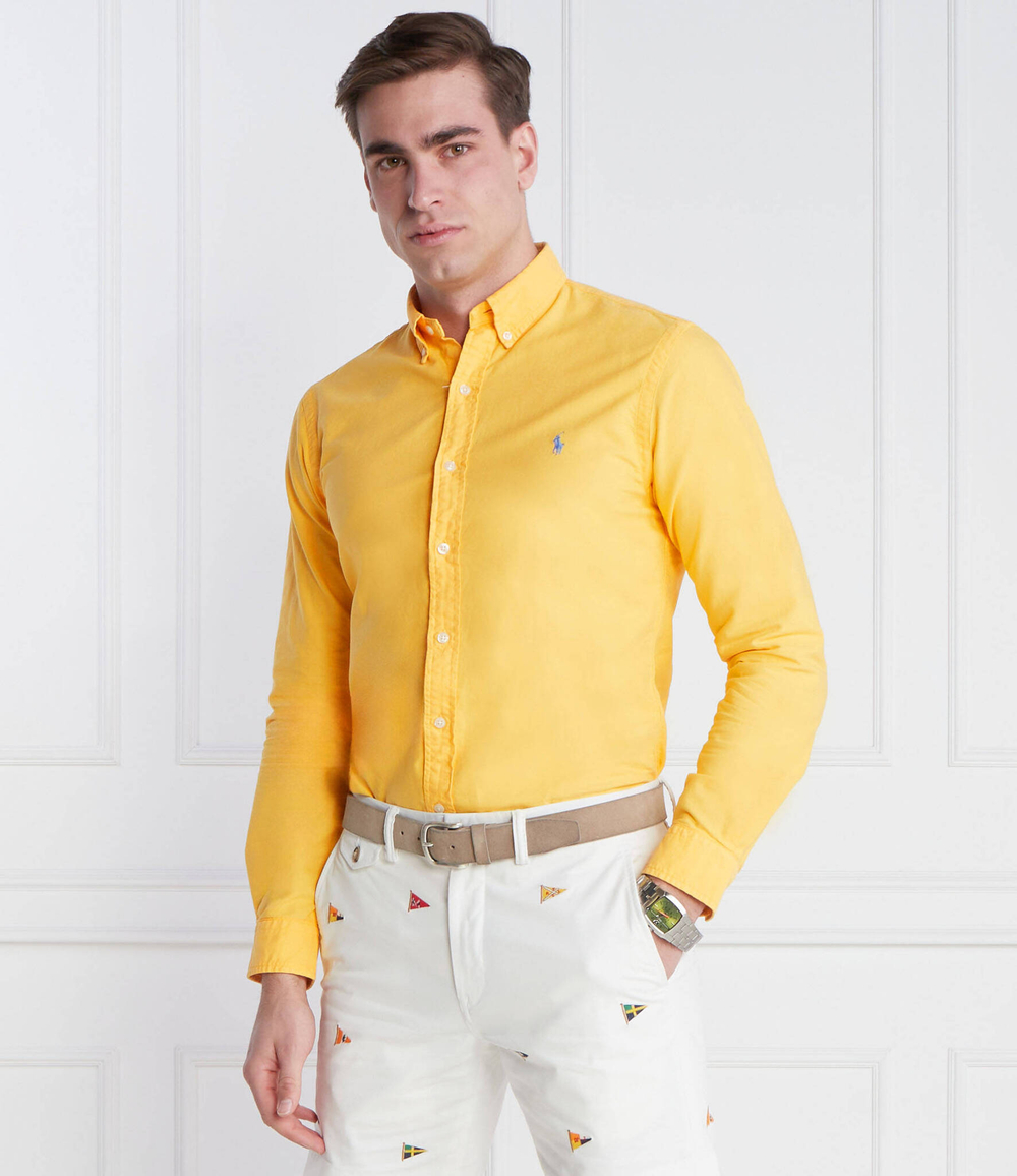рубашка POLO RALPH LAUREN - желтый(710804257)