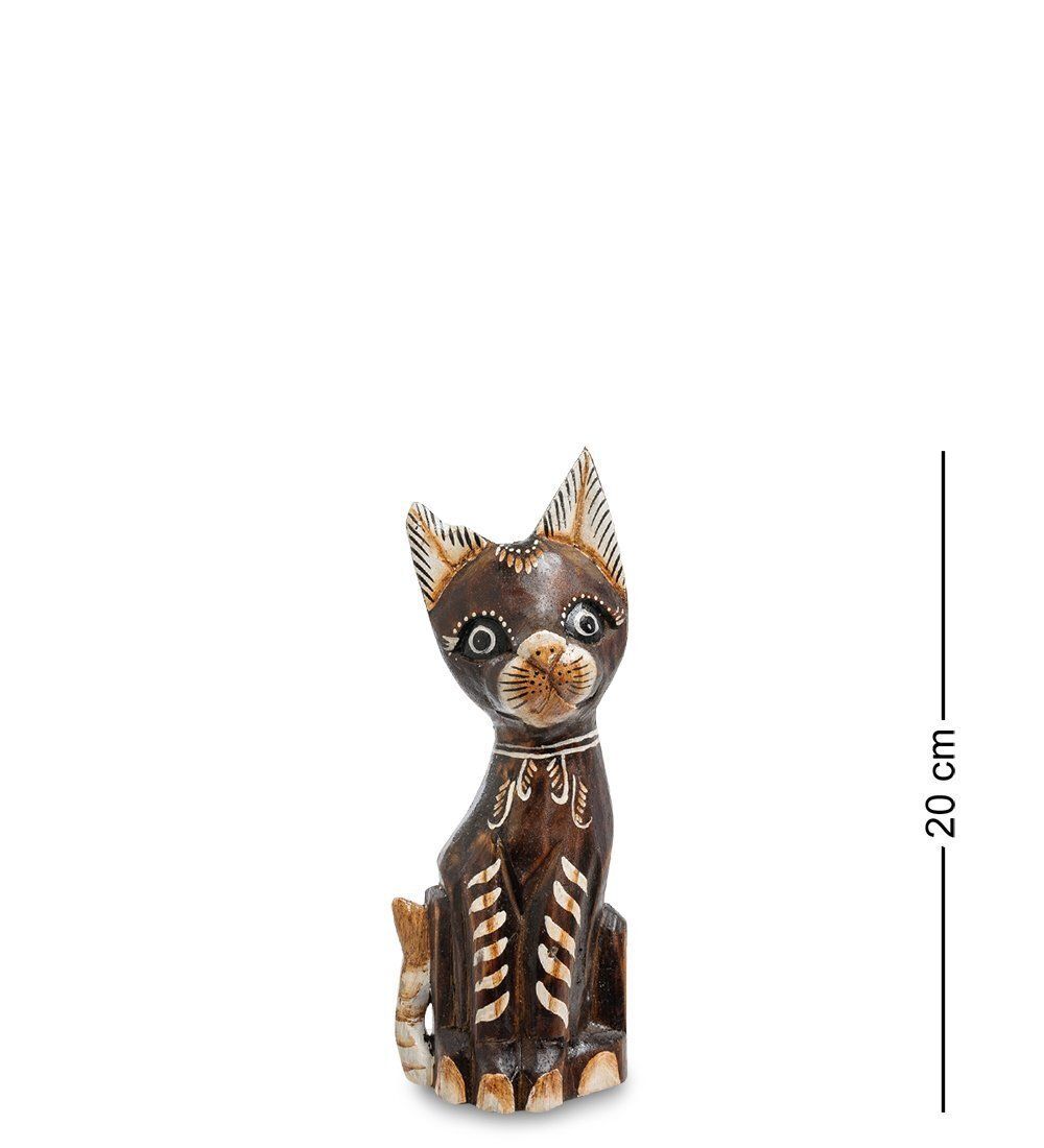 99-246 Фигурка «Кошка» н-р из трех 30,25,20 см (албезия, о.Бали)