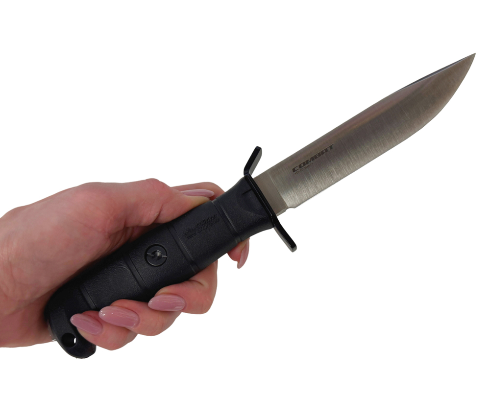 Нож тактический Combat, сталь VG-10 (Cryo) Convex, Satin, Kizlyar Supreme, 4610094298304
