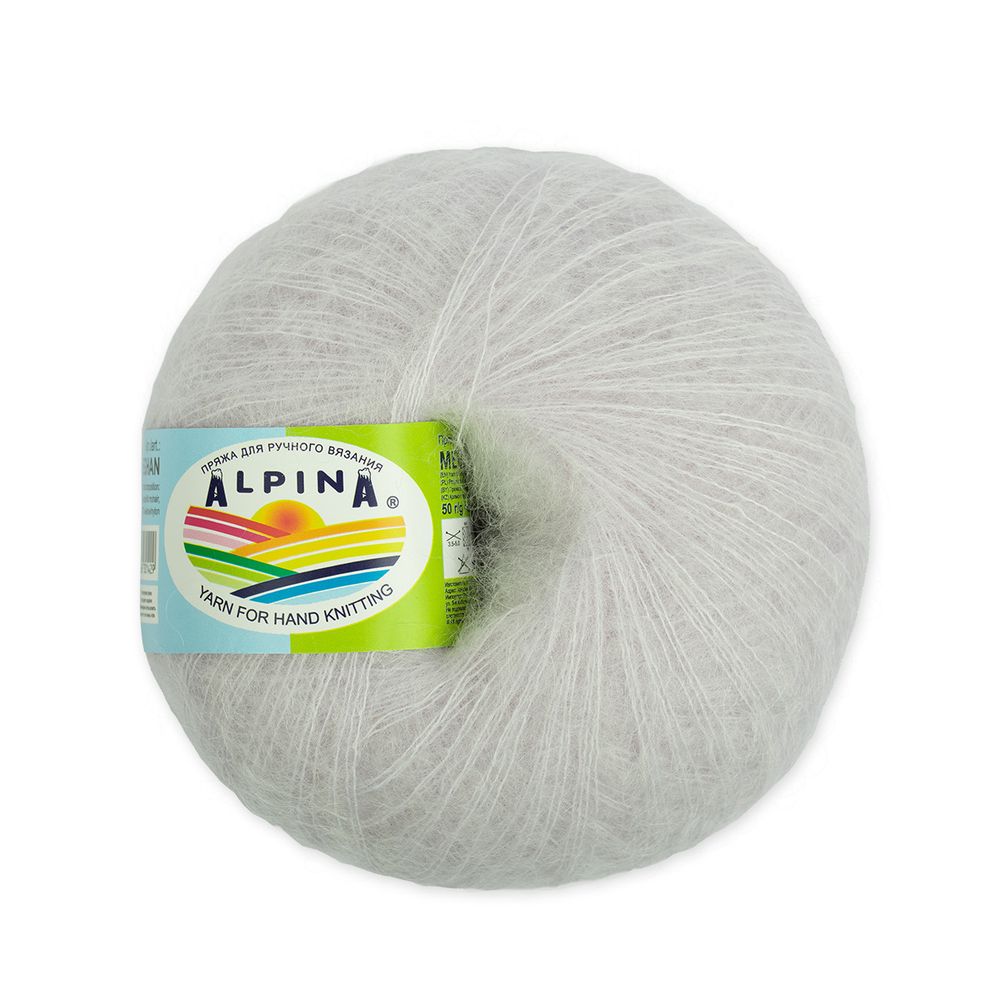 Пряжа Alpina Maghan / уп.4 мот. по 50г, 390м, 05 св.сиреневый Пряжа Alpina Maghan / уп.4 мот. по 50г, 390м, 05 св.сиреневый