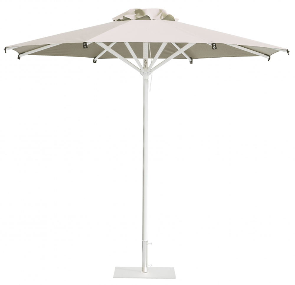 Зонт профессиональный Ø3.5 м Scolaro Rimini Standard, белый, слоновая кость