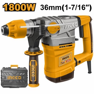 Перфоратор 1800Вт SDS-Plus 7Дж SUPER INGCO RH18008 INDUSTRIAL