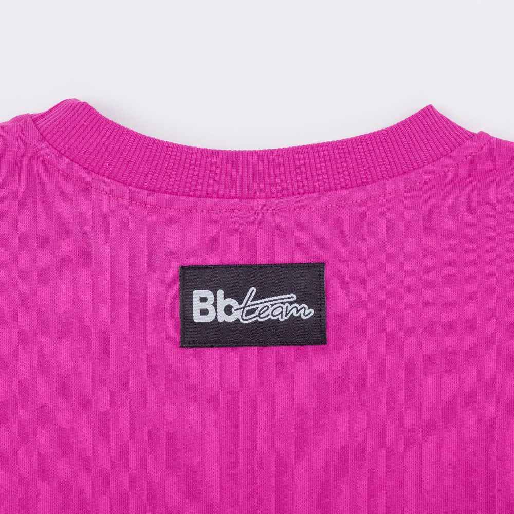 Футболка оверсайз "Bb team PINK" подростковая