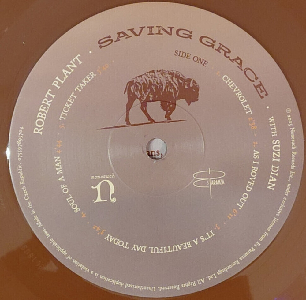 Robert Plant With Suzi Dian / Saving Grace (Coloured Vinyl)(LP)