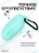 Чехол для Airpods Pro Gurdini прорезиненный soft touch c карабином Мятный тиффани