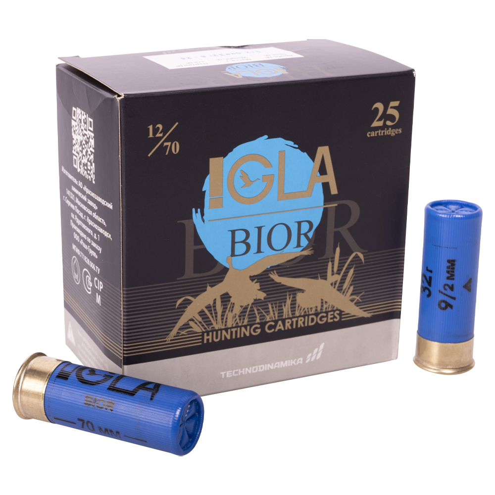 Патрон 12/70 №1 "IGLA-BIOR" 32г