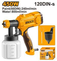 Краскопульт электрический 450 Вт INGCO SPG3508 INDUSTRIAL