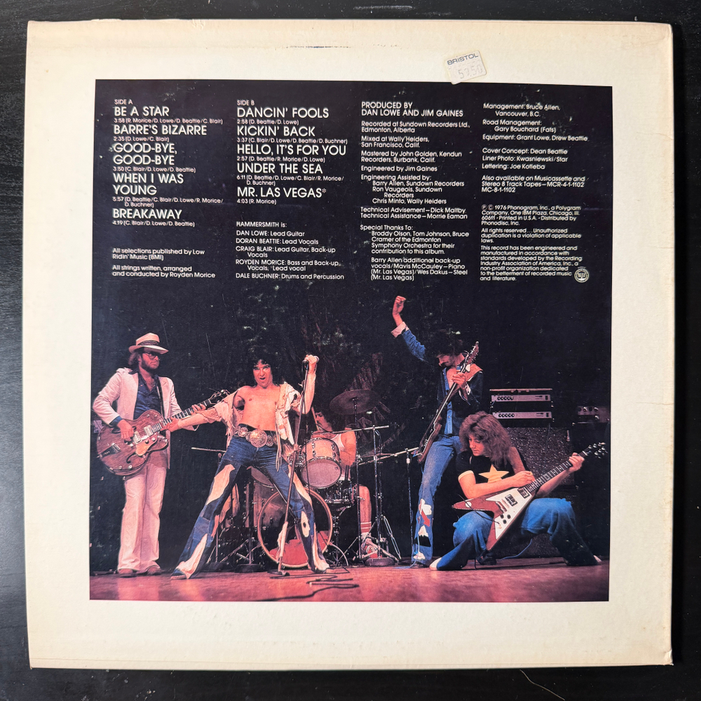 Hammersmith ‎– It's For You (США 1976г.)