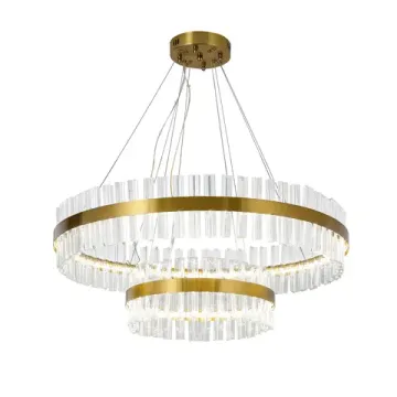 Подвесная люстра 50W 3000-6000K 4012-12P золотой Placerat Favourite