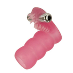 Насадка расширитель на пенис с вибрацией Pleasure Enhancer (Цвет: розовый)