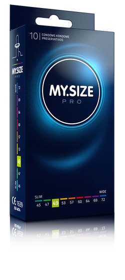 Размерные презервативы MY.SIZE PRO размер 49 - 10шт