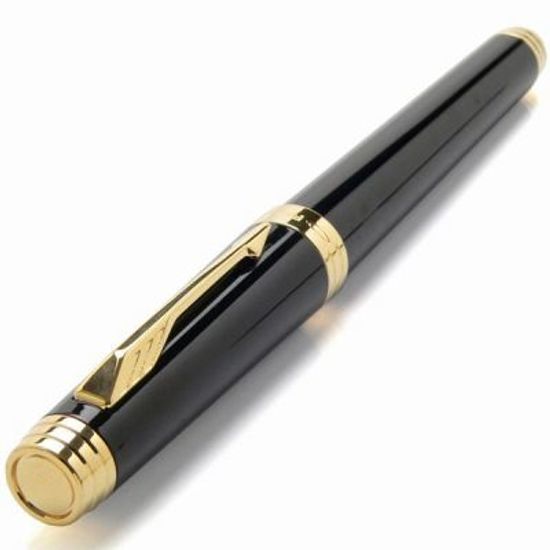 Ручка-роллер Parker Premier Lacque T560, цвет: Black GT, S0887830
