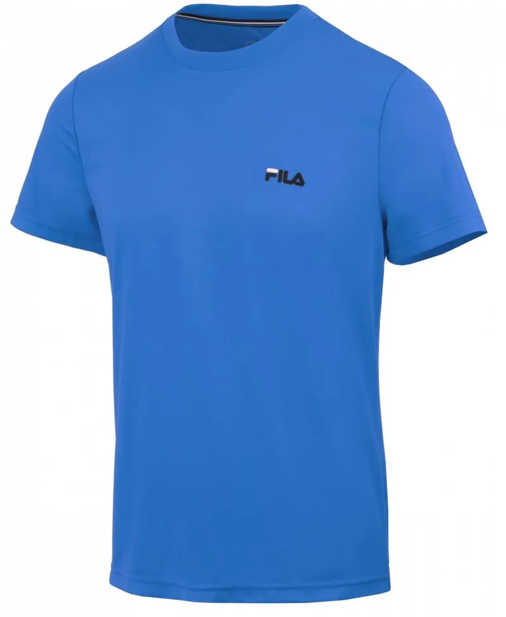 Теннисная футболка Fila Small Logo - blue