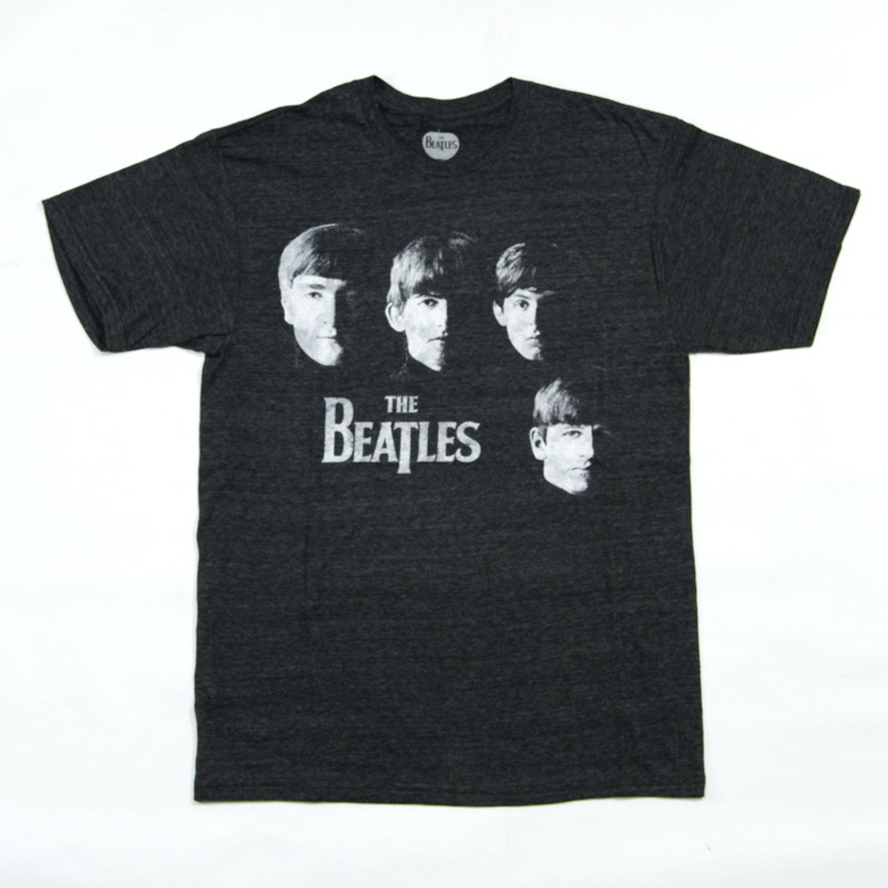 Футболка The Beatles группа темно-серая (215)