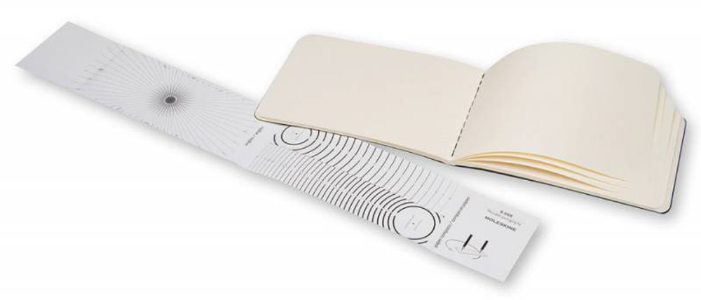 Блокнот для рисования Moleskine ART SOFT SKETCH ALBUM Pocket (ARTSKA2) 14х9cм, 72стр., 120 г/м2, черный