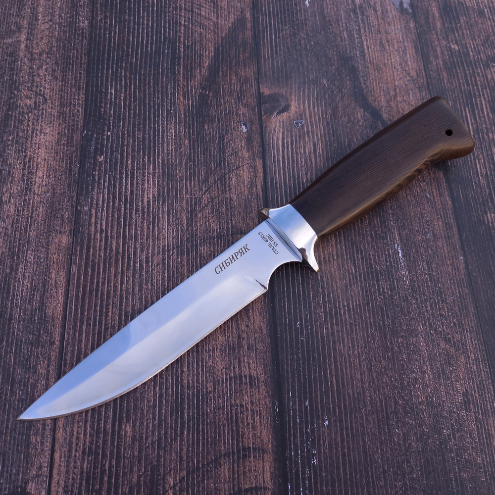 Нож Pirat VD23 Сибиряк, сталь 65х13