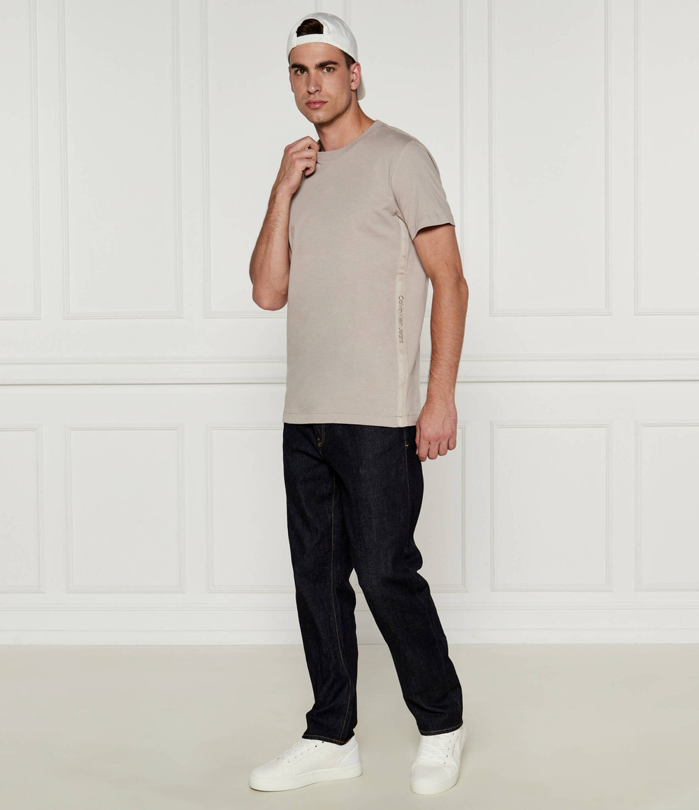 Футболка CALVIN KLEIN JEANS - бежевый(J30J326159)