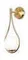 Светильник настенный светодиодный NewRgy BB013-DW-B GOLD, 27×40 Вт, золотой