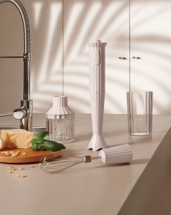 Alessi Набор блендеров Plisse белый EAN 8003299446865