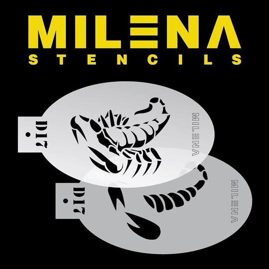 Трафарет Milena D17