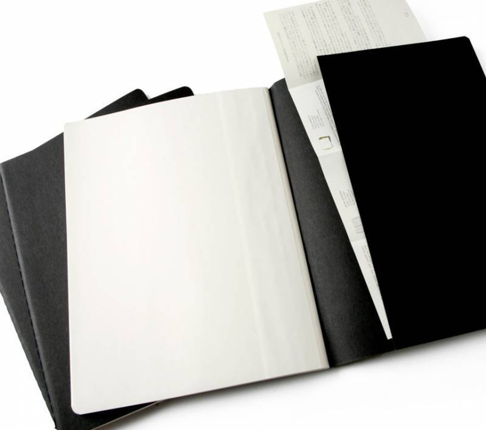 Блокнот Moleskine Cahier Journal (QP421) 19х25см обложка картон 120стр. в линейку, бежевый (3шт)