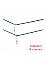Противозакручиватель изогнутый 25,0cm ( 5 упк. по 10шт).