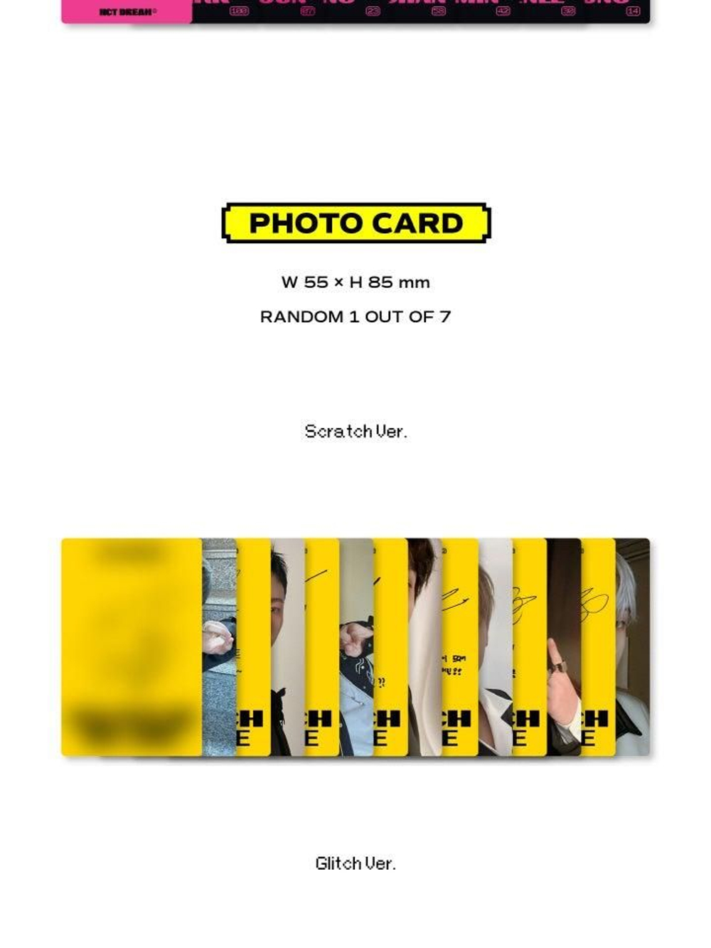Альбом NCT DREAM - Glitch Mode 2nd Album PHOTOBOOK RANDOM
