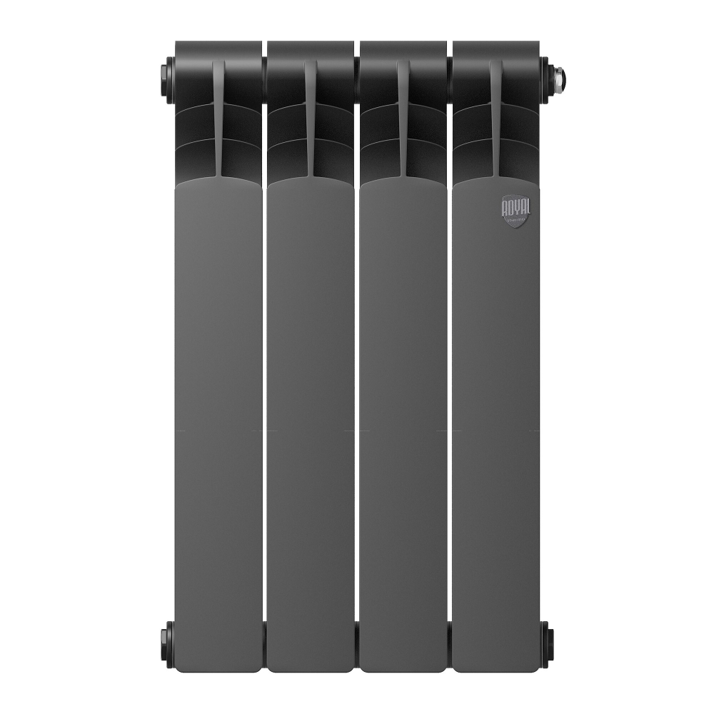 Радиатор Royal Thermo Revolution Bimetall 500 2.0/Noir Sable – 4 секц.