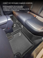 Автомобильные коврики ЭВА с бортами Volkswagen Tharu XR (24-н.в.)