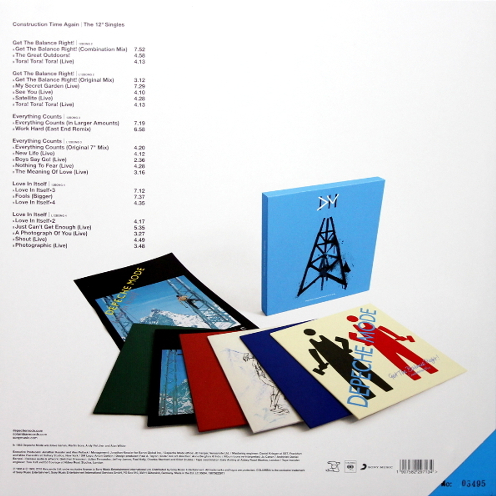 Depeche Mode / Construction Time Again - The 12" Singles (6x12" Vinyl Single)