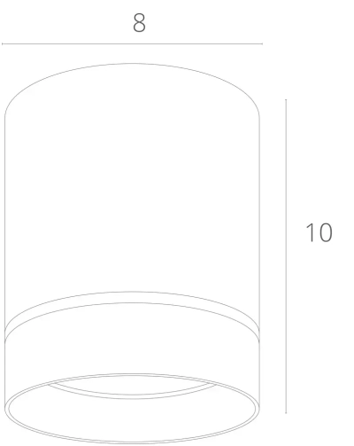 Точечный накладной светильник Arte Lamp ELLE A1909PL-1BK, LED
