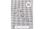 Штора для ванной Home One Checkered, 180х180, полиэстер, белый