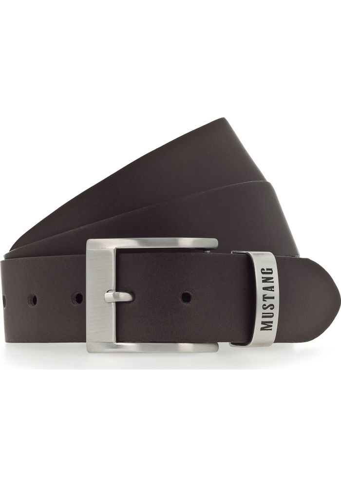 Ремень 40 mm with metal loop and buckle in brushed nickel MG2164L15-0691